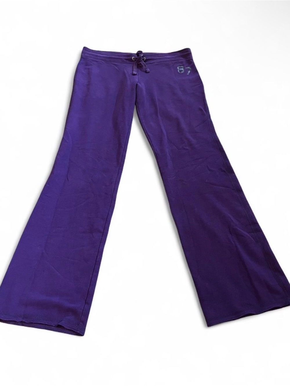 Women’s Vintage Y2K Aéropostale Purple & Black Sweatpants Size L